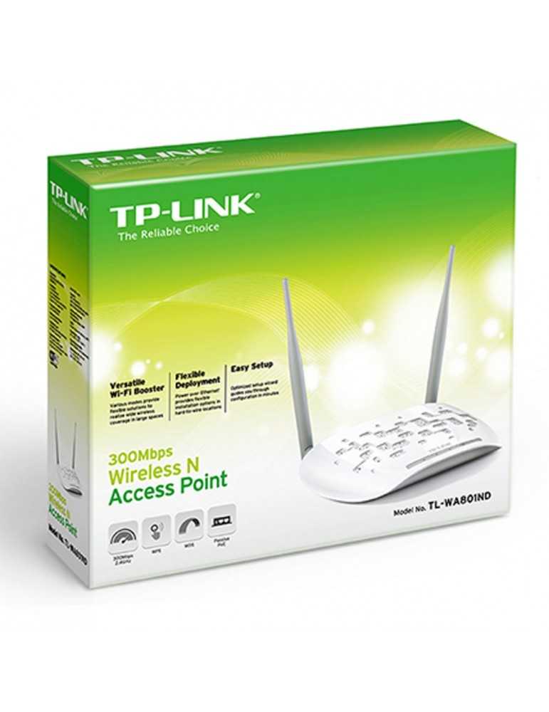 Punto De Acceso Inalámbrico N A 300 Mbps Tp Link Tl Wa801Nd