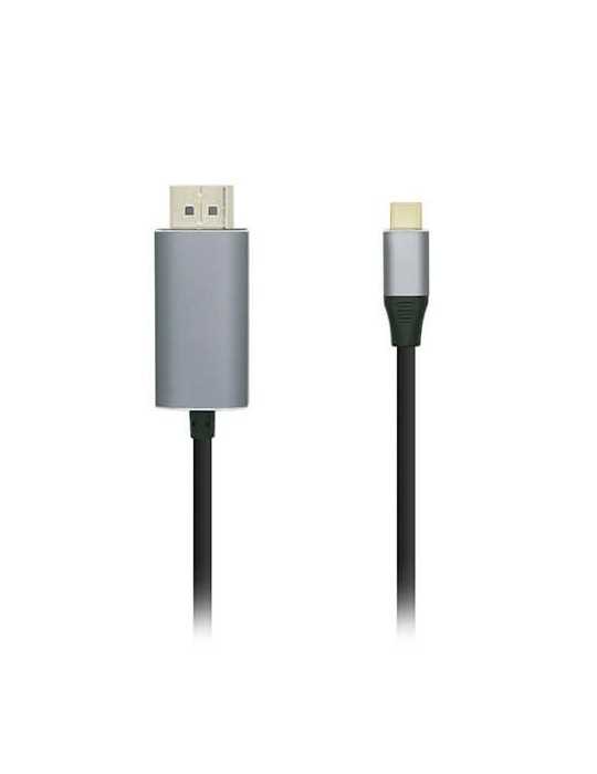 ADAPTADOR USB C A DISPLAY PORT 4K 60HZ AISENS USB C M DP M 