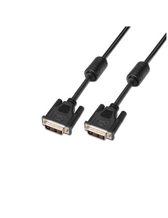 CABLE CON FERRITA DVI DM A DVI DM AISENS 3M BK