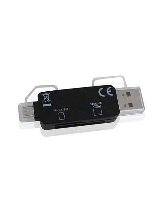 ADAPTADOR MICRO SD SD MMC A USB MICRO USB APPROX LECTOR MIC
