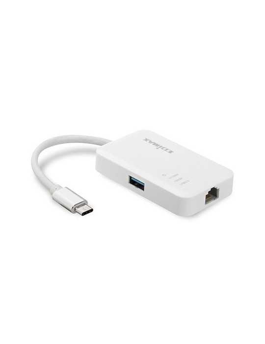 ADAPTADOR MACHO USB C A HEMBRA RJ45 EDIMAX EU 4308