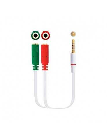 Cable Audio 1Xjack-3.5 A 2Xjack-3.5 0.2M Nanocable 10.24.1201