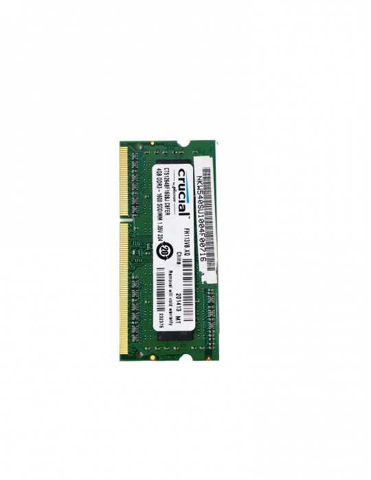 Memoria RAM DDR3 4GB SODIMM Crucial CT51264BF160B