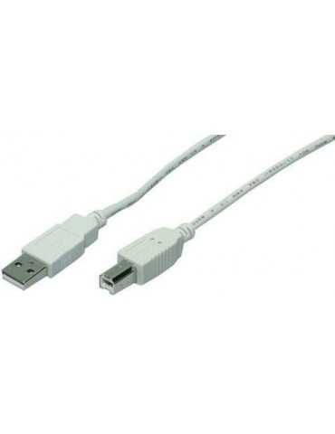 Cable Usb(A) 2.0 A Usb(B) 2.0 Logilink 5M Cu0009