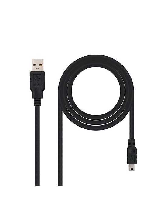 CABLE USBA 20 A MINI USB 5 PIN NANOCABLE 05M