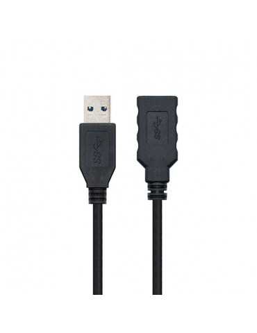 Cable Usb(A) 3.0 A Usb(A) 3.0 Nanocable 2M Negro 10.01.0902-Bk