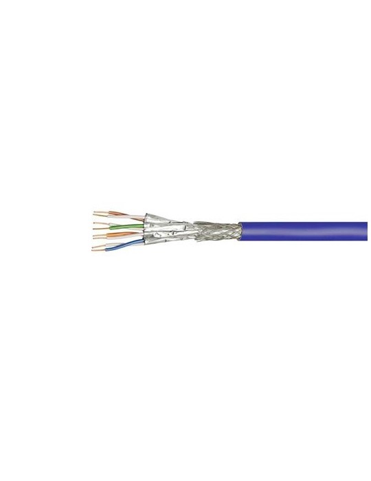 CABLE RED S FTP CAT7A PIMF GOOBAY 500M BLUE
