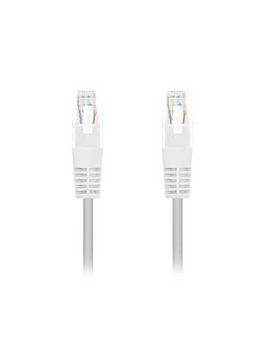 CABLE RED UTP CAT6 RJ45 NANOCABLE 2M BLANCO AWG24 1020040