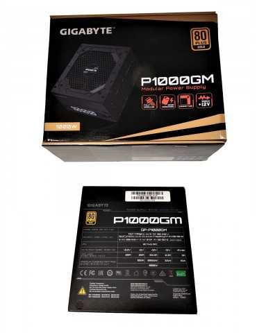 Fuente de alimentación para PC Gigabyte GP-P1000GM 1000W negra