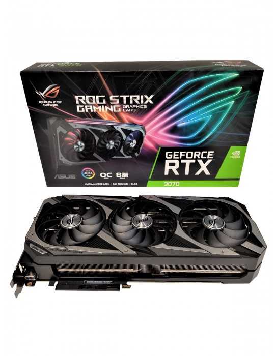 Tarjeta Grafica Asus NVIDIA GeForce RTX 3070 8GB ROG STRIX