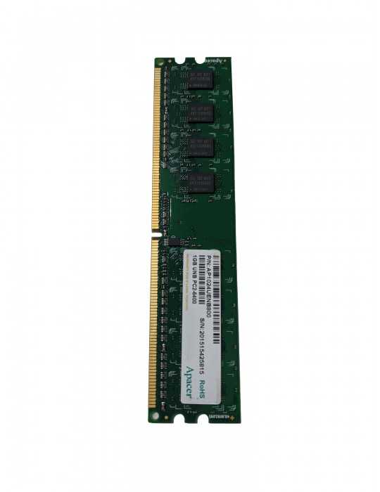 Memoría RAM Sobremesa DDR2 PC2 6400 1GB Apacer AP1024UENB800