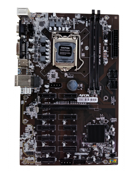 Placa Base AFOX AFB250-ETH12EX Mining CPU LGA1151 DDR4 12PCi