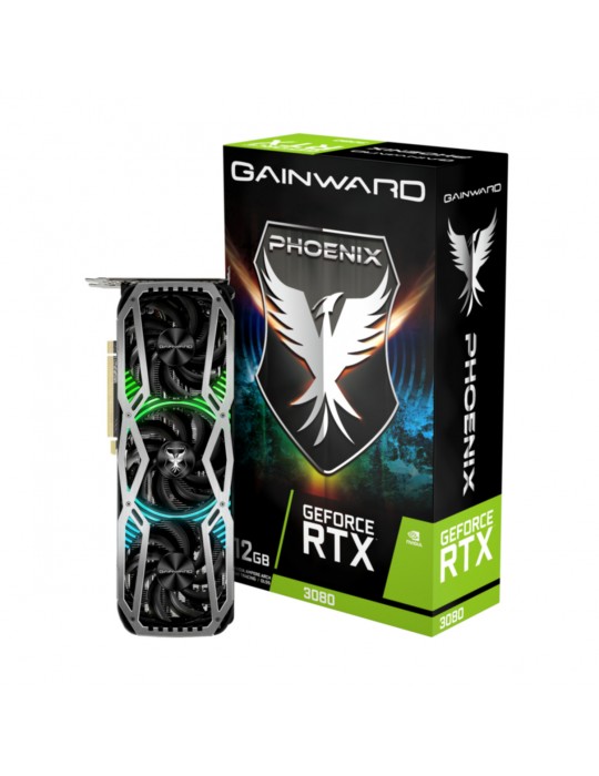 Gráfica Gainward GEFORCE RTX 3080 12GB LHR 471056224-3024