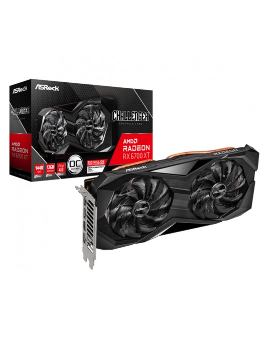 Gráfica ASRock Radeon RX 6700 XT12GB GDDR6 Challenger D OC