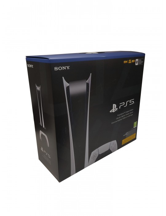 Caja Videoconsola Sony Playstation PS5 Digital 825Gb 8K UHD