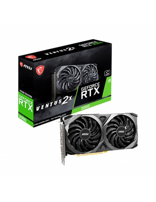 Tarjeta Gráfica MSI GEFORCE RTX 3060 VENTUS 2X 12GB GDDR6