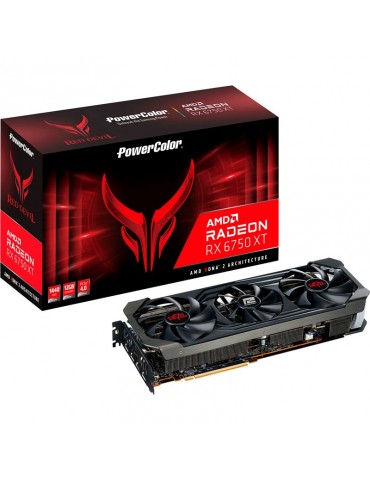 Gráfica PowerColor Radeon Red Devil RX 6750 XT 12GB GDDR6