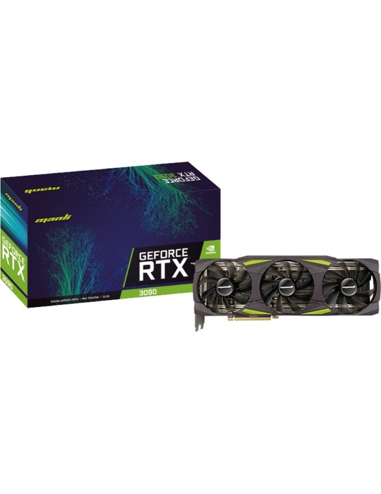 Tarjeta VGA Manli GeForce RTX 3090 Triple Fan 24GB GDDR6X