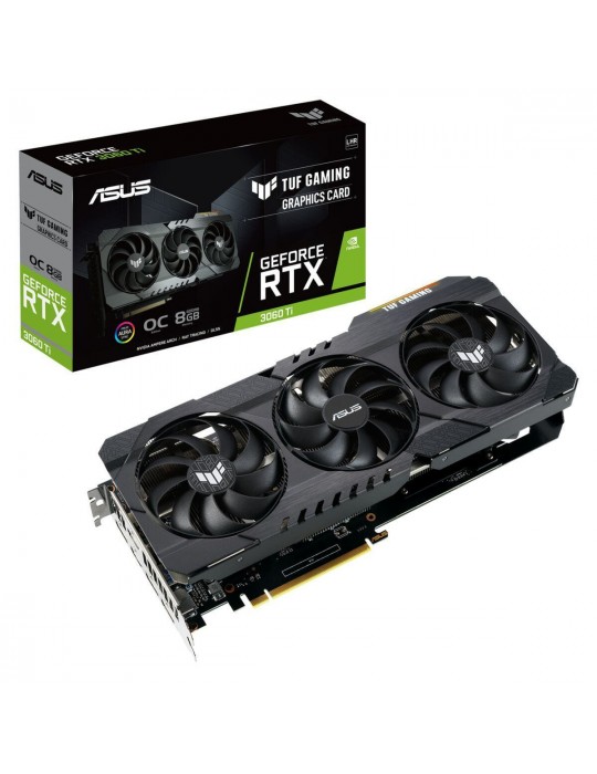 Gráfica Asus GeForce RTX 3060 TI 8GB TUF Gaming OC V2 LHR