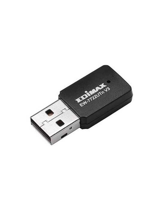 WIRELESS LAN USB 300M EDIMAX EW 7722UTN V3 BOTON WPS WEP WP