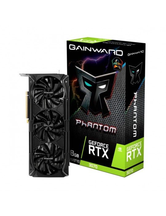 Gráfica Gainward GeForce RTX 3070 8GB GDDR6 Phantom+ LHR