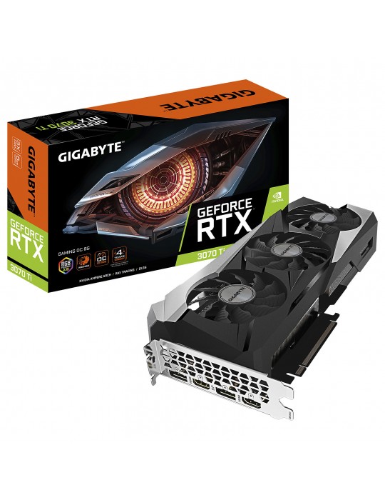 Gráfica Gigabyte GeForce RTX 3070 TI 8GB GDDR6 Gaming LHR