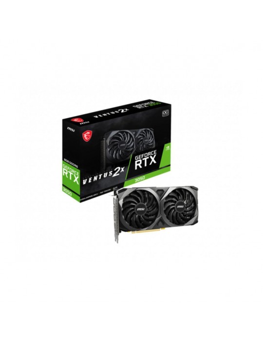 Tarjeta VGA MSI GeForce RTX 3050 8GB GDDR6 Ventus 2X OC