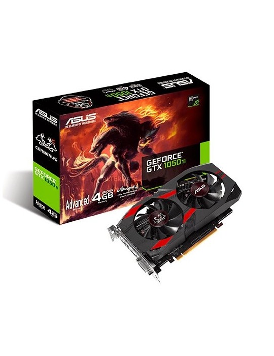 Tarjeta Gráfica Asus Cerberus Gtx 1050Ti Advance 4G Gddr5