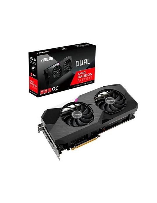 Tarjeta Gráfica Asus Dual Rx 6750 Xt Oc 12Gb Gddr6