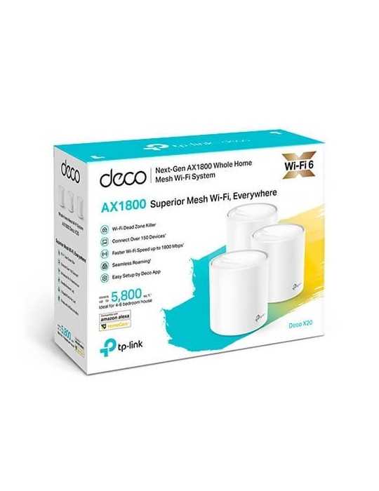 PUNTO DE ACCESO TP LINK DECO X20 P 3 BLANCO