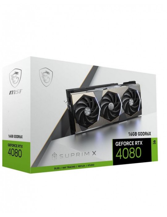 Tarjeta Gráfica GeForce MSI RTX 4080 16GB Suprim X GDDR6X