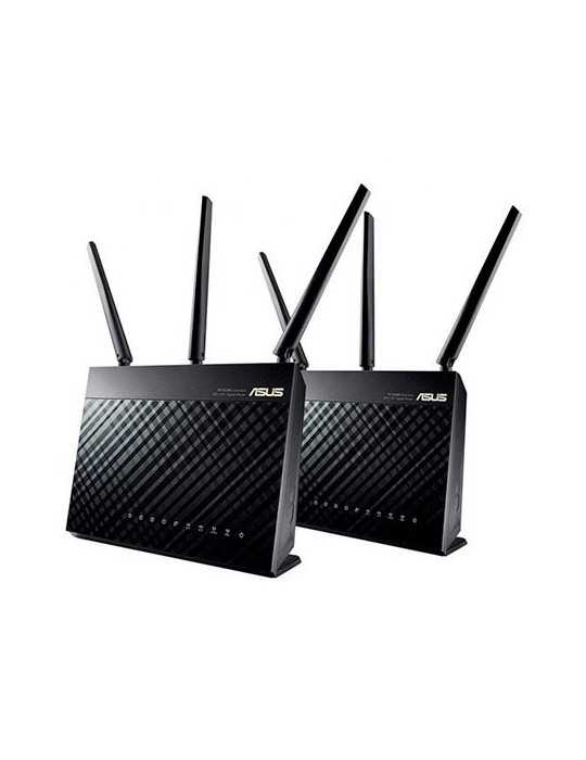 WIRELESS ROUTER ASUS RT AC68U PK2 2 UNIDADES