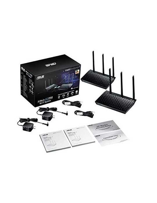 WIRELESS ROUTER ASUS RT AC67U PK2 2 UNIDADES