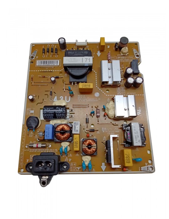 Fuente Alimentación Television LG 43UK6300PLB EAY64529501