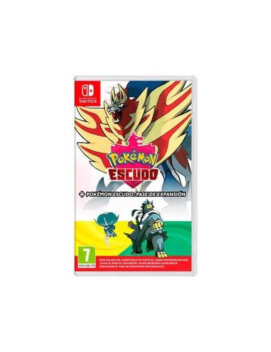Juego Nintendo Switch Pokemon Escudo+Pase De Expansion 10005119
