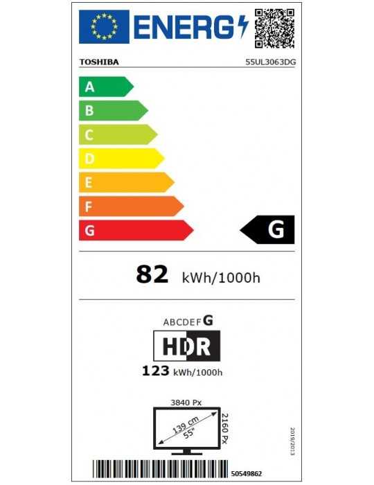 TELEVISIoN LED 55 TOSHIBA 55UL3063DG SMART TELEVISIoN UH