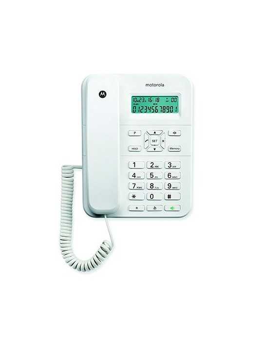Telefono Con Cable Digital Motorola Ct202 Blanco 107Ct202White