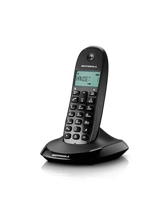 Telefono Inalambrico Dect Digital Motorola C1001Lb+ Negro 107C1001Lb+