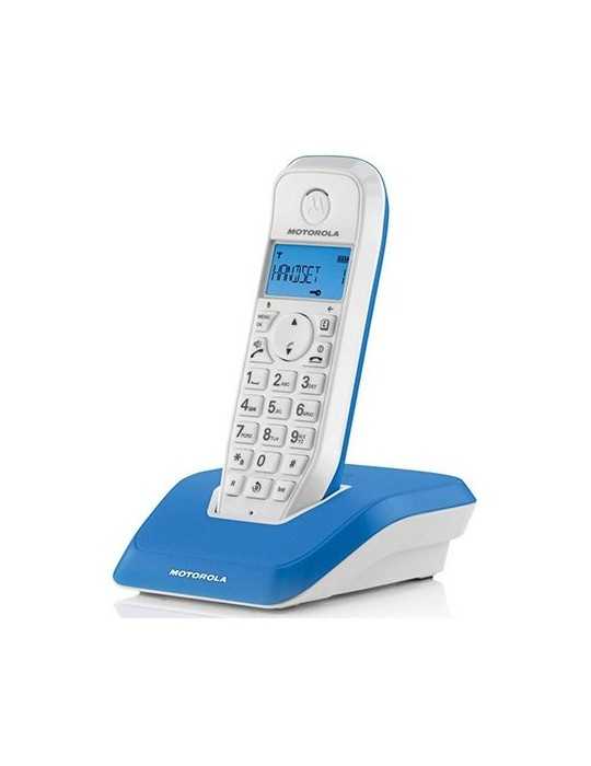 Telefono Inalambrico Dect Digital Motorola S1201 Azu 107S1201Blue