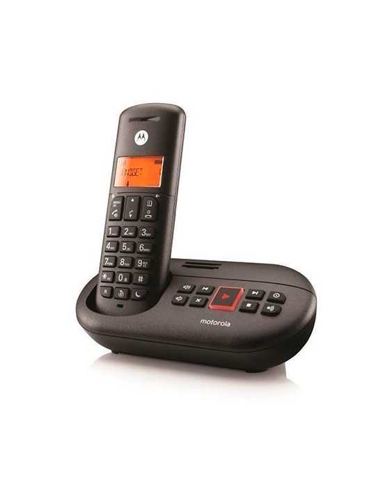 Telefono Inalambrico Dect Digital Motorola E211 Negr 1