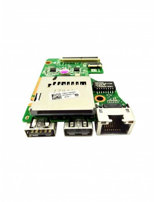 Placa USB - Lector de tarjeta SD - LAN Original HP 15-AB