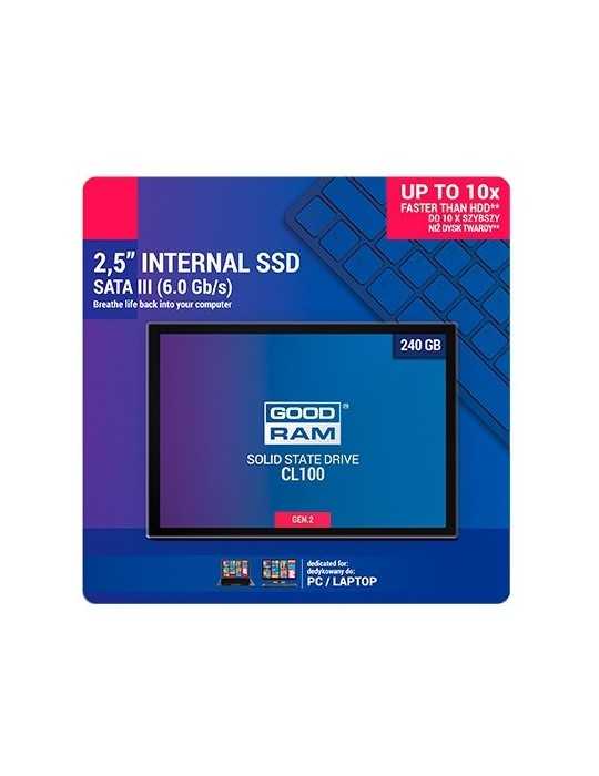 DISCO DURO 25 SSD 240GB SATA3 GOODRAM CL100 GEN3