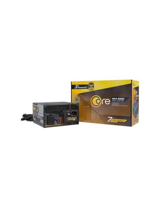 Fuente Atx 650W Seasonic Core Gm 650 80+ Gold/Semi Modular/ Core-Gm-650