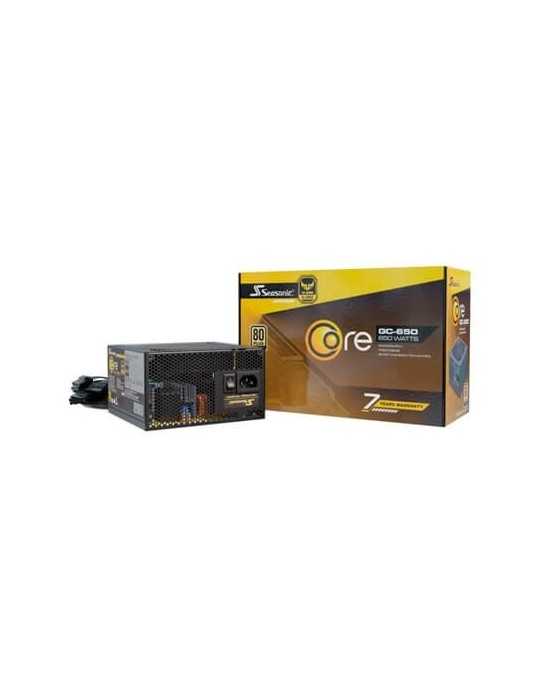Fuente Atx 650W Seasonic Core Gc 650 80+ Gold/No Modular/Ve Core-Gc-650