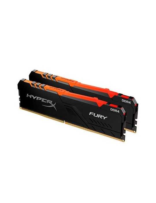 MODULO DDR4 32GB 2X16GB 3600MHz KINGSTON HYPERX FURY RGB NE