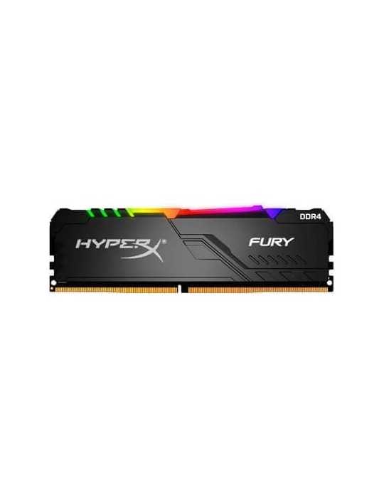 Modulo Ddr4 32Gb 3200Mhz Kingston Hyperx Fury Rgb Negro/Cl  Hx432C16Fb3A/32