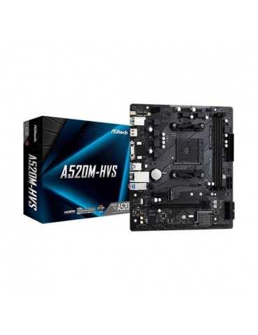 Placa Base Asrock Am4 A520M-Hvs 90-Mxbe60-A0Uayz