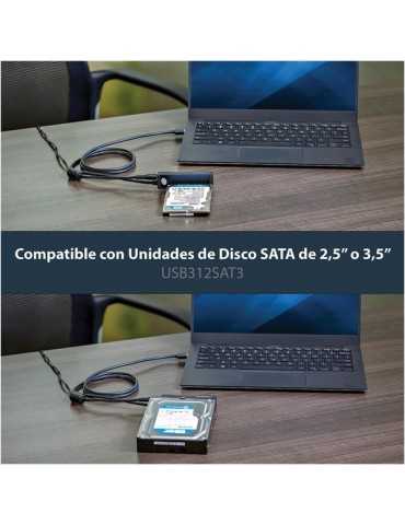 Adaptador Disco Duro Ordenador o Portátil USB312 a SATA 3
