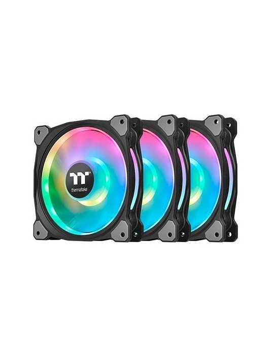 Ventilador 120X120 Thermaltake Riing Duo 12 Rgb Tt 3-Uds Cl-F073-Pl12Sw-A