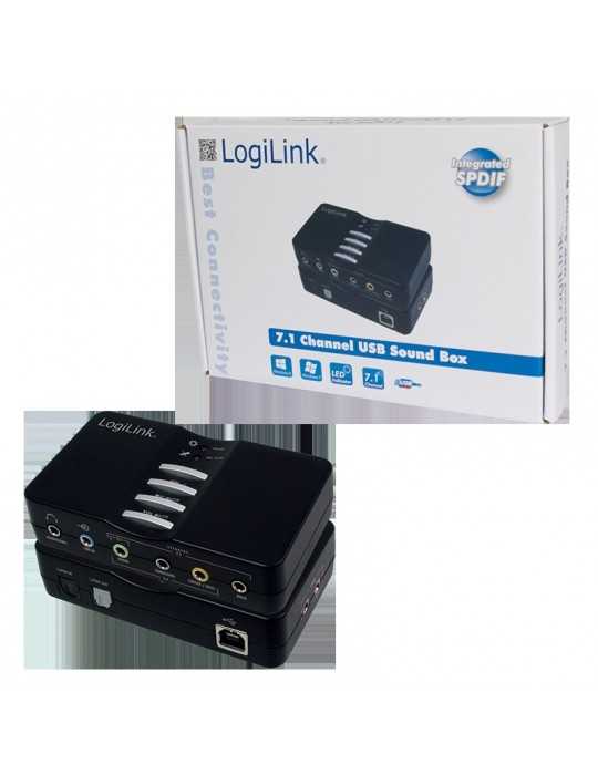 TARJETA DE SONIDO LOGILINK 71 USB BOX UA0099